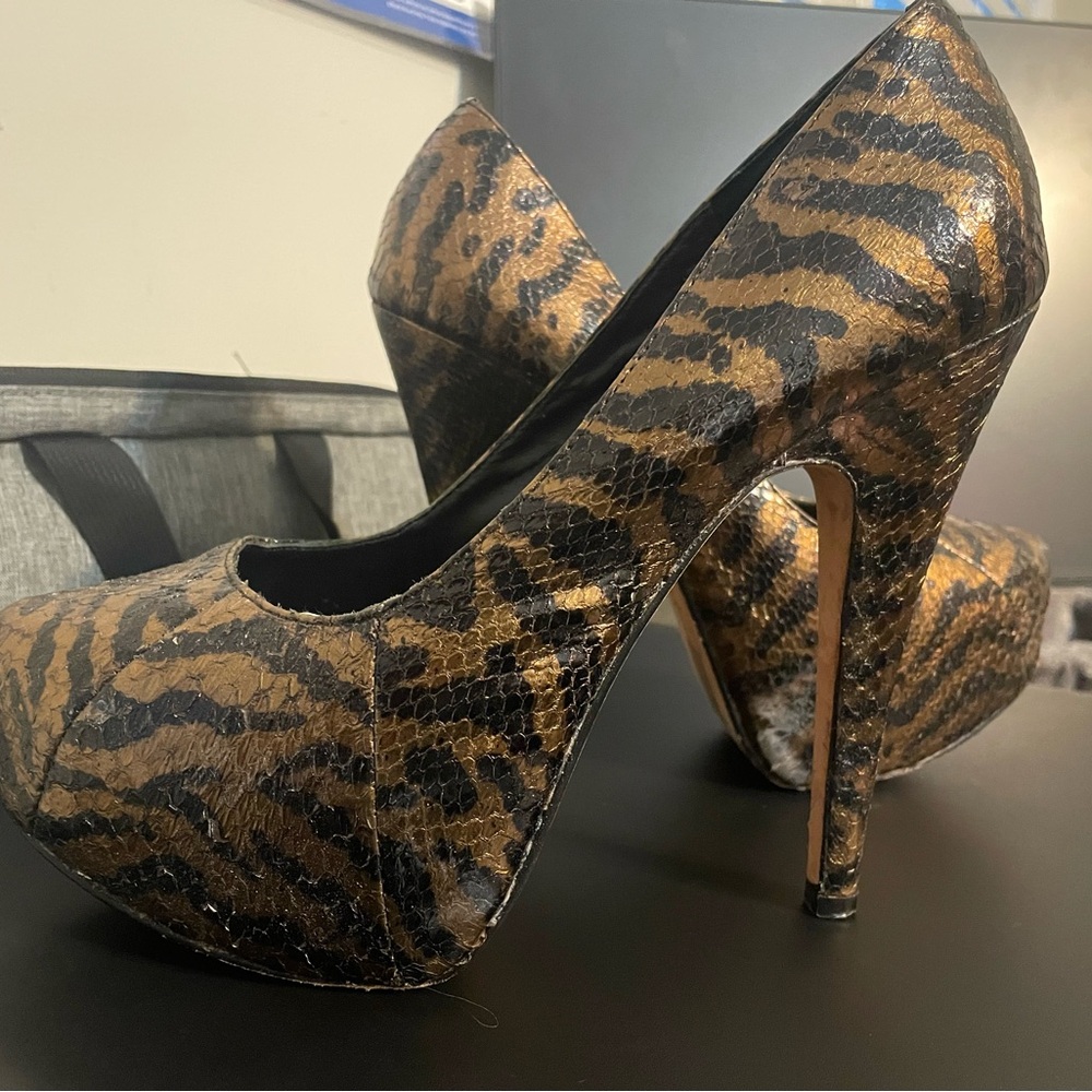 Exotic Animal Print Stiletto Heels